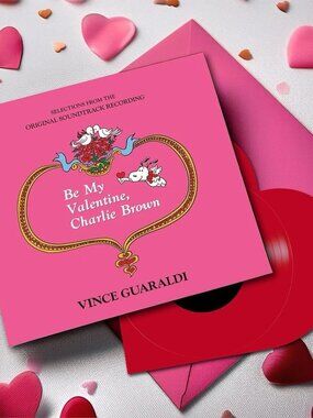 Be My Valentine Charlie Brown LP ~ Indie Exclusive Heart-Shaped ~ Brand New!